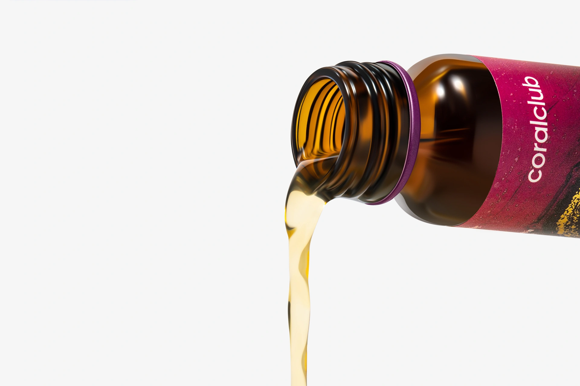 Promarine Collagen Peptides šķidrā kompleksa ieliešanas process no stikla flakona