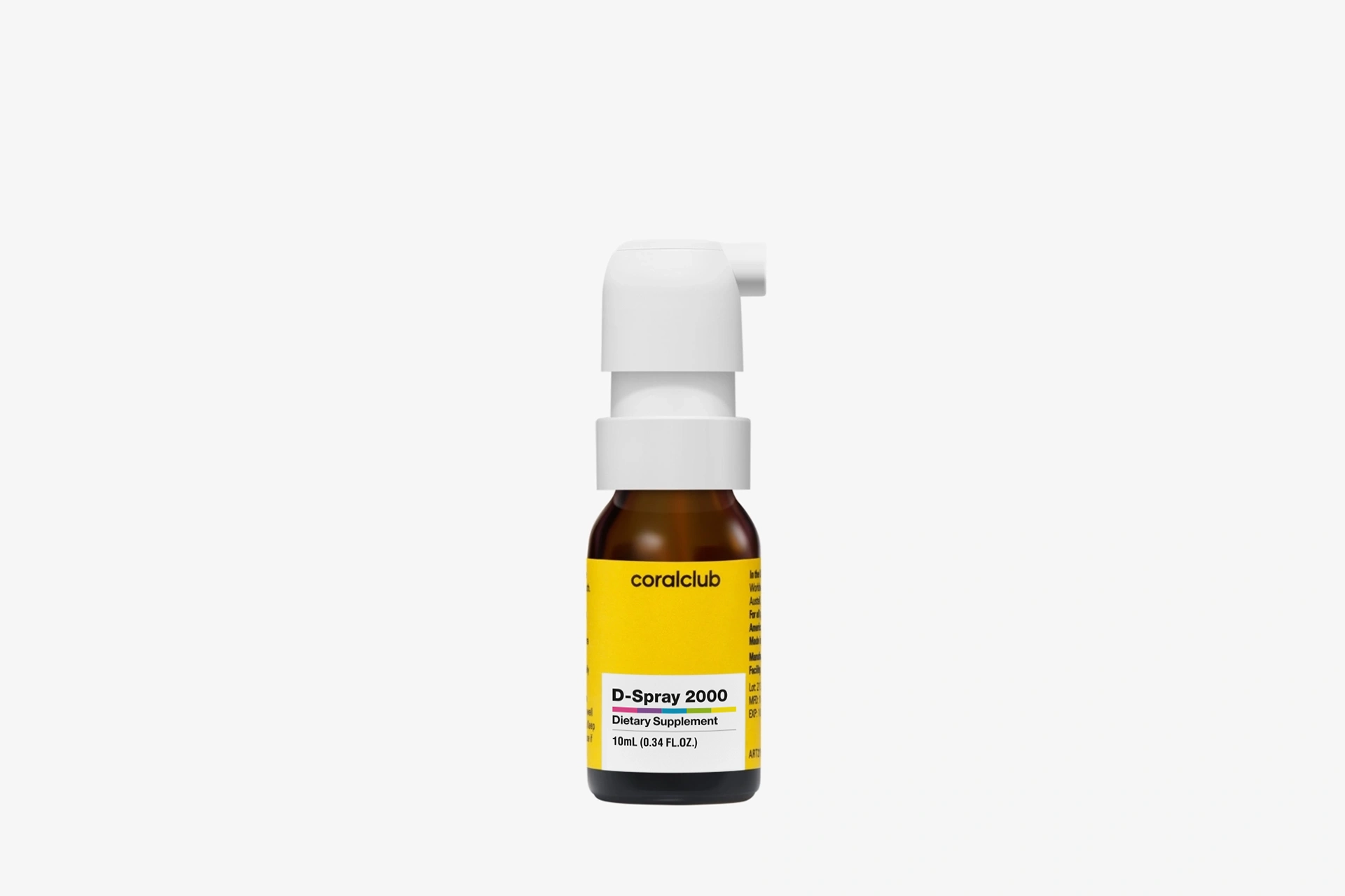 Флакон витамина D-Spray в стильном лайфстайл-окружении на фоне мягкого солнечного света